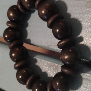 Black wood braclet